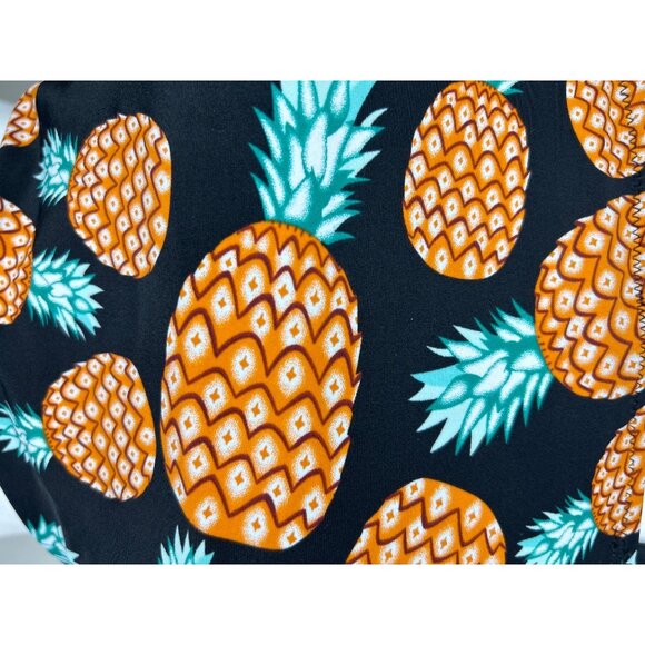 Cup She Pineapple Print Swim Top Size Large - Picture 4 of 9
